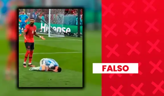 Es falso el video de Lionel Messi simulando una falta durante el Mundial 2026: fue creado con inteligencia artificial