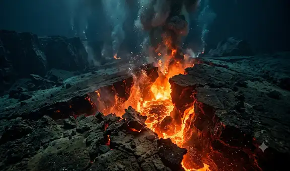 La erupción volcánica más grande en la historia de la Tierra transformó una placa oceánica entera