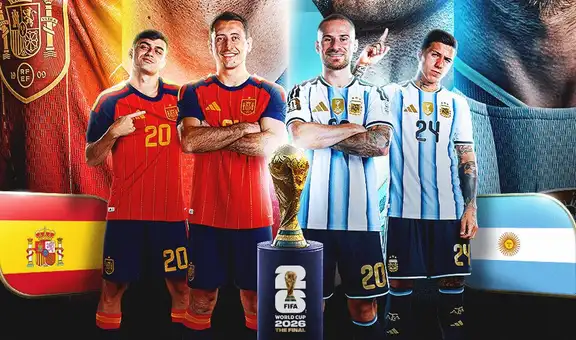 Argentina vs España EN VIVO HOY, Final del Mundial 2026: alineaciones confirmadas con Lionel Messi y Lamine Yamal