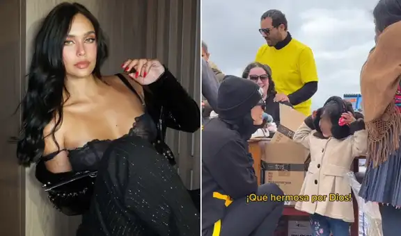 Janick Maceta queda en shock por la belleza de una niña en Cajamarca durante ayuda social: “¡Qué hermosa, por Dios!”