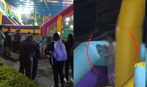 Niña de 7 años grave tras caída en juego inflable del Parque de las Aguas: lucha por su vida en UCI