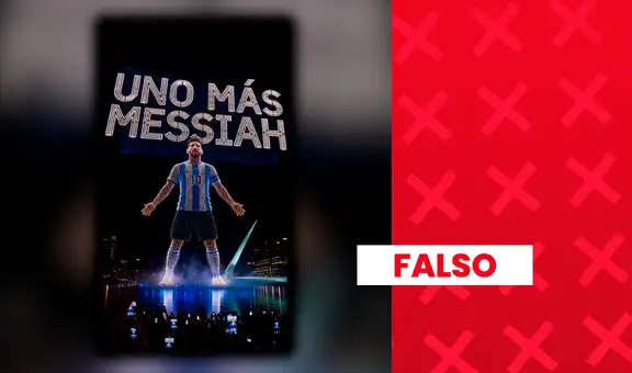 Es falso el video que muestra un homenaje a Lionel Messi con un espectáculo de drones: fue generado con inteligencia artificial
