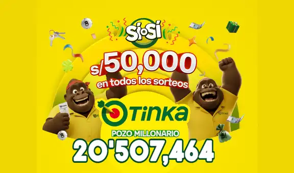 Resultados de La Tinka del miércoles 22 de julio: consulta los números ganadores, premios del Pozo Millonario, boliyapa, S/50.000 y más