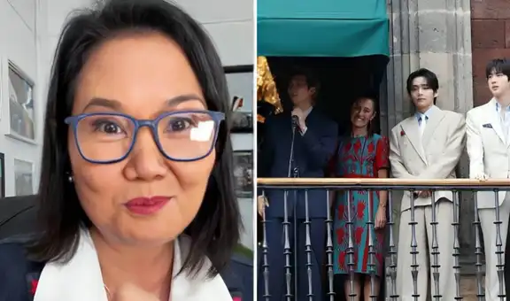 Keiko Fujimori sorprende en vivo al prometer que invitará a BTS a Palacio de Gobierno: "Voy a empezar a escucharlos"