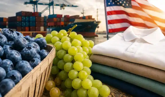 Arándanos, uvas y polos de algodón: los productos peruanos más afectados por el arancel de 12,5% de EE. UU.