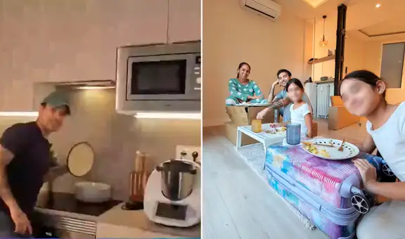 Karen Schwarz y Ezio Oliva muestran su nueva casa en Europa tras ser vistos comiendo en cajas: “Todo lo que hemos vivido”