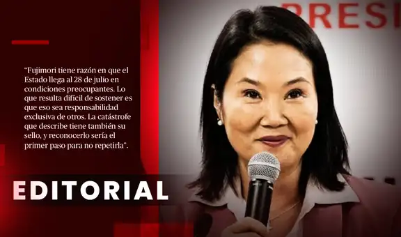 Keiko Fujimori hereda su propia catástrofe