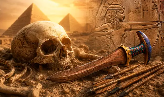 Los huesos de 5 princesas del Antiguo Egipto rompen un mito centenario: las armas no eran solo símbolos funerarios