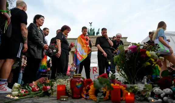 Alemania busca al sospechoso del ataque terrorista durante el Día del Orgullo LGBTQ en Berlín que dejó un muerto y 29 heridos