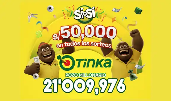 Resultados de La Tinka del domingo 26 de julio: consulta los números ganadores, premios del Pozo Millonario, boliyapa, S/50.000 y más