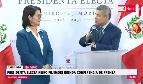 Keiko Fujimori anuncia que Luis Galarreta será el presidente del Consejo de Ministros