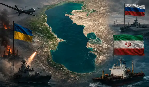 El lago más grande del mundo, rico en petróleo y gas, se convierte en un nuevo escenario de guerra entre Rusia, Ucrania e Irán