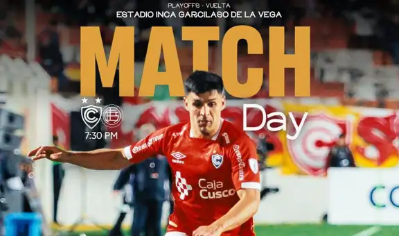 ¿A qué hora juega Cienciano vs Lanús HOY por el partido de vuelta de los playoffs Copa Sudamericana 2026?