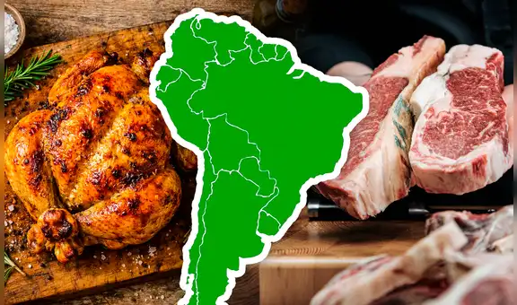 Prefieren el pollo: estos países de América Latina son los que menos carne vacuna consumen, según ranking