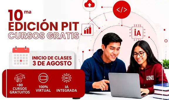 ¡Gran oportunidad! UNI ofrecerá más de 80 cursos gratuitos de inteligencia artificial, programación y ciberseguridad