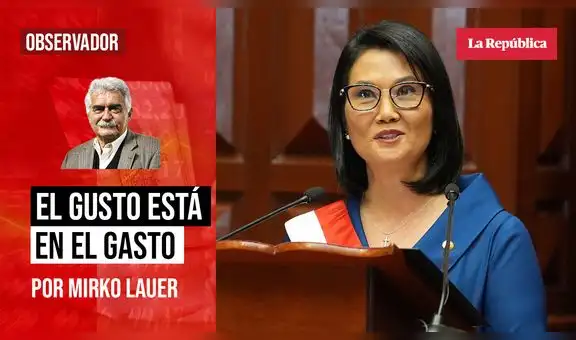 El gusto está en el gasto, por Mirko Lauer