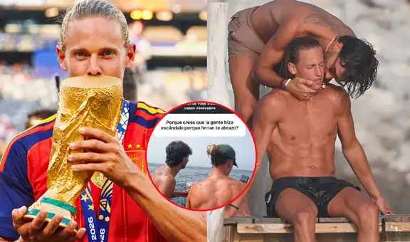 Futbolista español Marcos Llorente responde a críticas por imágenes con Ferrán Torres: "Dos hombres se den 'cariño'..."