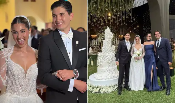 Andrea Arana, conductora de Willax, celebra su romántica boda religiosa con Félix Lindo y comparte emotivos momentos