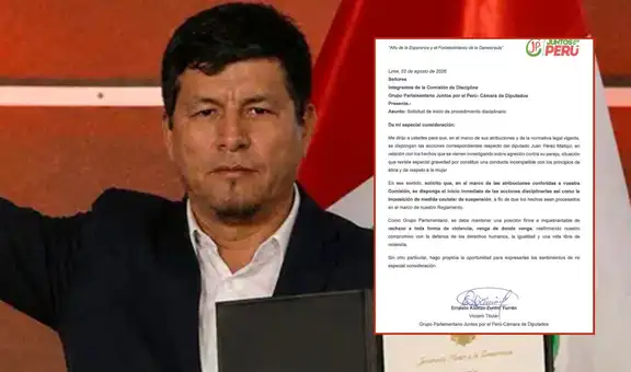 Ernesto Zunini solicita investigar y suspender temporalmente a Julian Pérez tras presunta agresión a su expareja