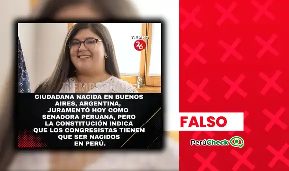 Es falso que Romina Uribe esté impedida de integrar el Congreso por haber nacido en Argentina