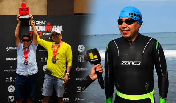 La historia de Jhony Ferrer: el triatleta con discapacidad visual que desafía al mar de Agua Dulce y persigue sus sueños de conquistar el Ironman