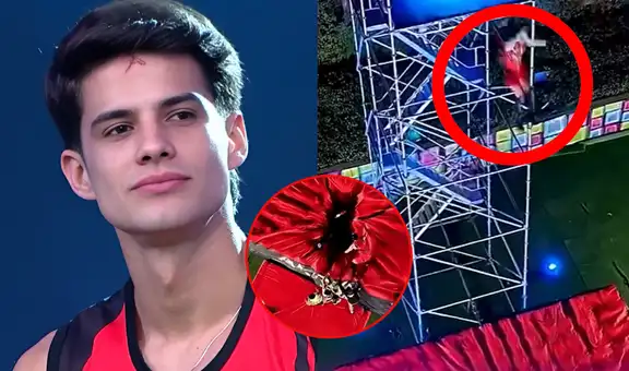 Kevin Díaz preocupa tras sufrir aparatosa caída desde ocho metros de altura en 'Esto es Guerra'