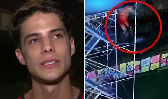 Kevin Díaz reaparece desde clínica tras sufrir aparatosa caída de 8 metros en 'Esto es guerra' y rompe su silencio