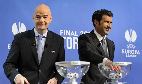Luis Figo exigió la renuncia de Infantino, quien se reunió con funcionarios de la FIFA en Marruecos