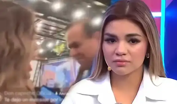 Exponen nuevo video donde Naldy Saldaña es incomodada por exdirector de La Bella Luz: la agarra de la mano sin su consentimiento