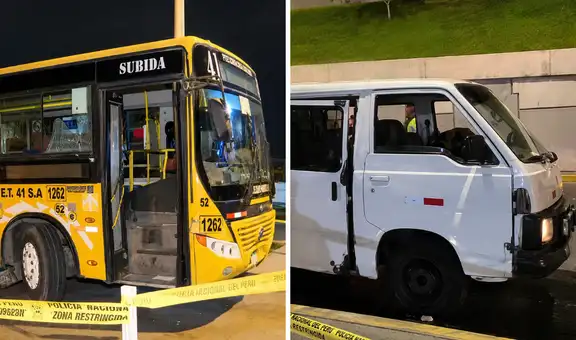 Tres nuevos atentados contra choferes de transporte público en Lima y Callao pese a Plan Escudo