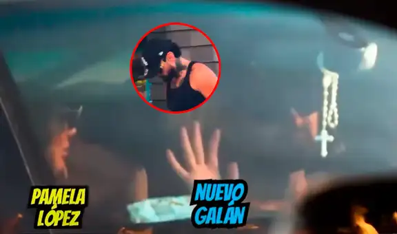 Pamela López protagoniza tenso momento en auto de su nuevo saliente y destapan el inesperado motivo: "Le reclama algo"
