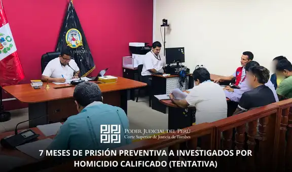 Dictan 7 meses de prisión preventiva para dos investigados en Tumbes
