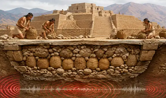 Hace 5.000 años, la primera civilización de Perú enfrentaba los terremotos con una ingeniosa técnica oculta bajo sus construcciones