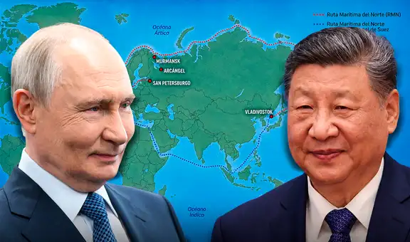China y Rusia están cada vez más unidos por una ruta marítima de 5.600 km en el Ártico: un corredor estratégico que apunta a Europa