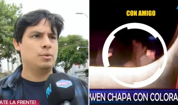 Novia de Curwen es ampayada con otro hombre y tiktoker da curiosa declaración: “No es un beso en la boca, lo está saludando”