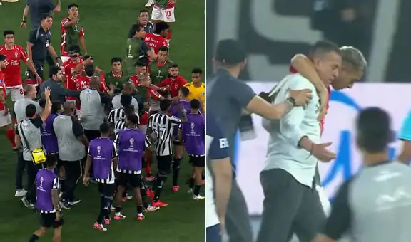 Clasificación de Cienciano terminó en pelea: jugadores de Botafogo fueron contra Horacio Melgarejo tras el pitazo final