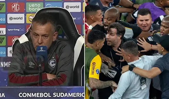Horacio Melgarejo y su tajante respuesta tras pelea entre Cienciano y Botafogo: “Está todo grabado y no quiero problemas”