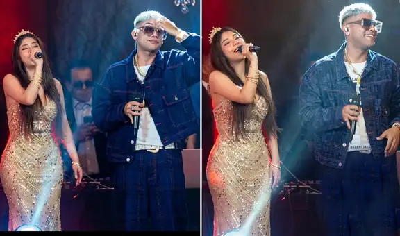 Usuarios notan desilusión de Makano al escuchar cantar a tiktoker Zully en su cumpleaños: "Casi se muere"