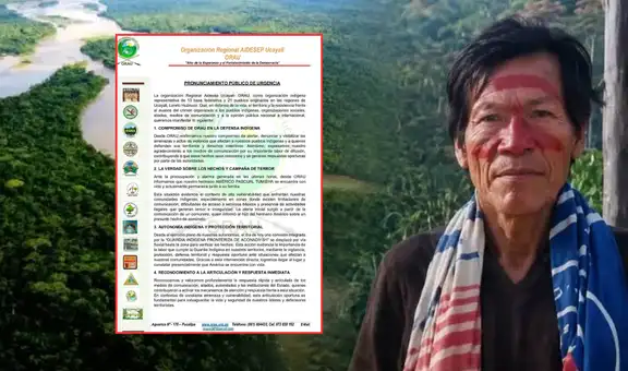 Ucayali: Guardia Indígena confirma que el líder ashéninka Américo Pascual Tumisha está vivo