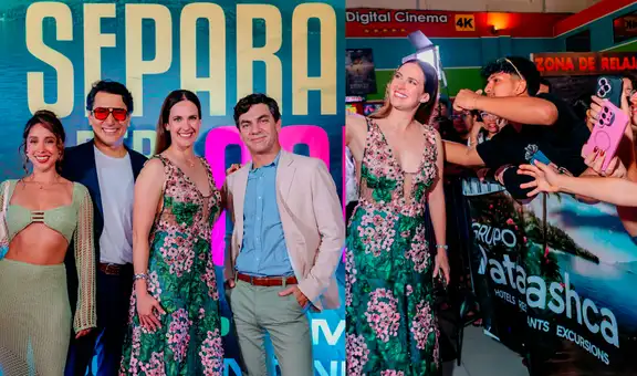 Actores de ‘Separada, pero nunca sola’ generan alboroto en Tarapoto durante avant premier: “Está bueno descentralizar”