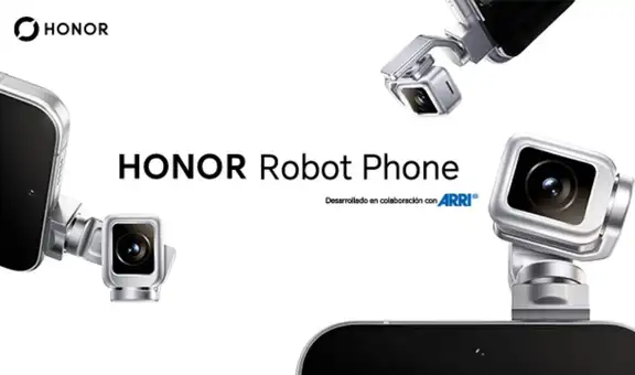 HONOR Robot Phone: así es el primer smartphone con gimbal integrado