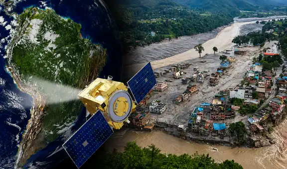 Agencia Espacial del Perú activa el satélite PeruSAT-1 para monitorear las mortales inundaciones en Nepal
