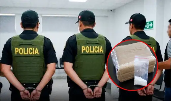 Dictan 14 meses de prisión preventiva a policías por reemplazar cocaína incautada con bloques de yeso