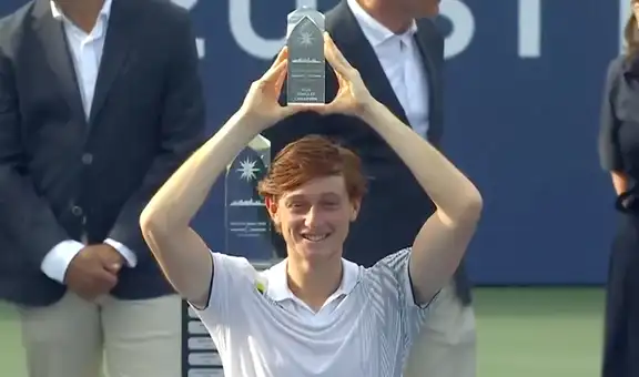 Ignacio Buse tras convertirse en el campeón más joven del ATP 250 Winston-Salem: "Que escuche todo el mundo, Perú es clave"