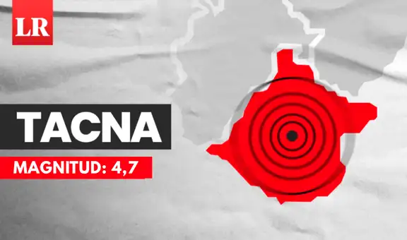 Temblor en Tacna: sismo de magnitud 4,7 remeció la región, según IGP