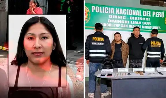 Capturan a dos presuntos implicados en asesinato de dirigente de olla común en SJM y hallan arma vinculada a 5 crímenes
