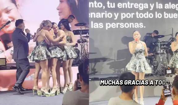 Briela Cirilo sorprende a todos al anunciar en pleno concierto que no va más en Corazón Serrano: "Esta etapa la llevo en mi corazón"