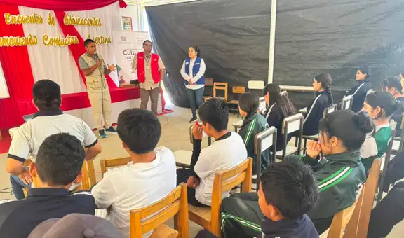Piura: estudiantes participan en encuentro sobre prevención y conductas asertivas