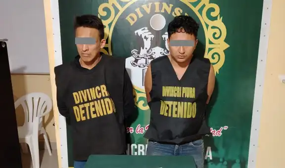 Piura: Caen dos presuntos integrantes de Los Injertos del Norte tras extorsionar por S/20.000 a ciudadano