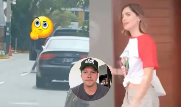 Ampayan a misterioso hombre manejando la camioneta de Korina Rivadeneira y Magaly Medina lo expone
